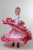 Летящая фламенко юбка 